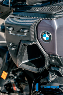 Luchtinlaat paneel cover links mat carbon BMW R1300GS Adventure Trophy (2024+)