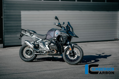 Radiator zijpaneel rechts met montagepunten voor zijkoffers mat carbon BMW R1300GS Adventure Triple Black (2024+)