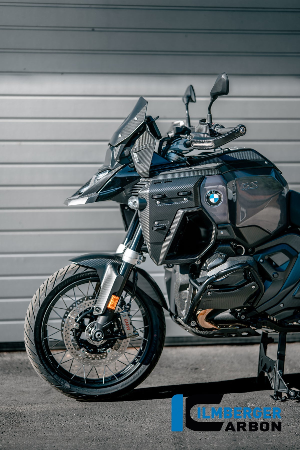 Luchtinlaat paneel cover links mat carbon BMW R1300GS Adventure Trophy (2024+)
