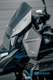 Windgeleider (deflector) links mat carbon BMW R1300GS Adventure Trophy (2024+)