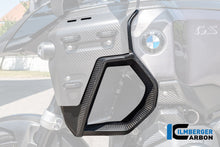 Luchtinlaat paneel cover links mat carbon BMW R1300GS Adventure Trophy (2024+)