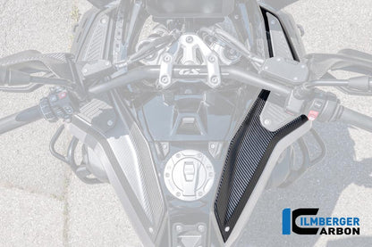 Zijkuip onder de tank rechts (bovenpaneel) mat carbon BMW R1300GS Adventure Option 719 Karakorum (2024+)