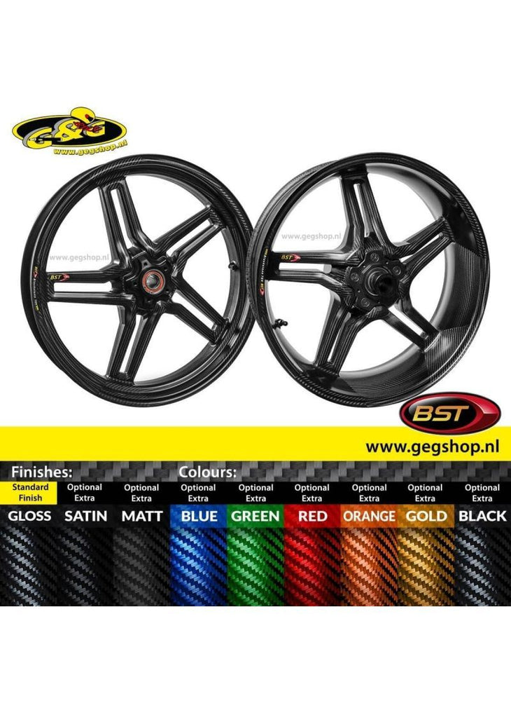 
                  
                    BST Carbon Front Rand Rapid Tek 3,5 x 17 "Ducati Monster 796/1100 Evo
                  
                