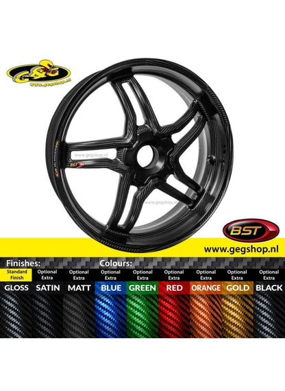 BST Carbon Voorvelg Mamba TEK 3,5 x 17" Ducati Diavel V4 Bentley