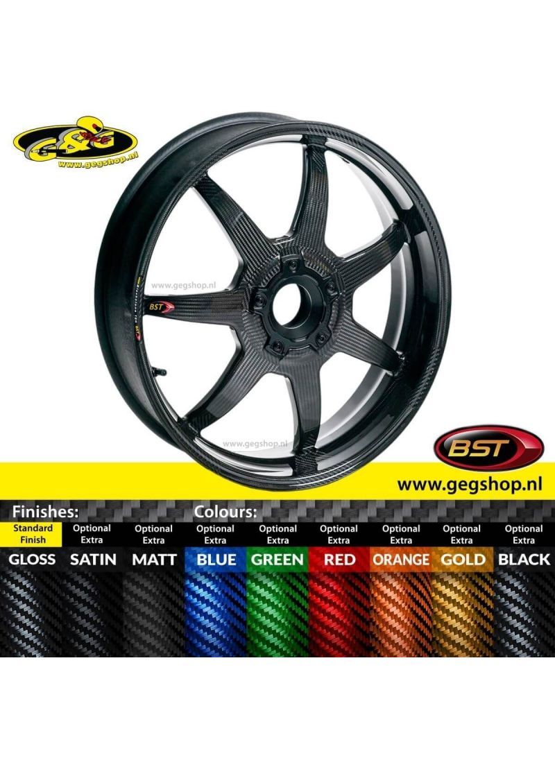 BST Carbon Achtervelg Mamba TEK 8,5 x 17" Ducati Diavel V4