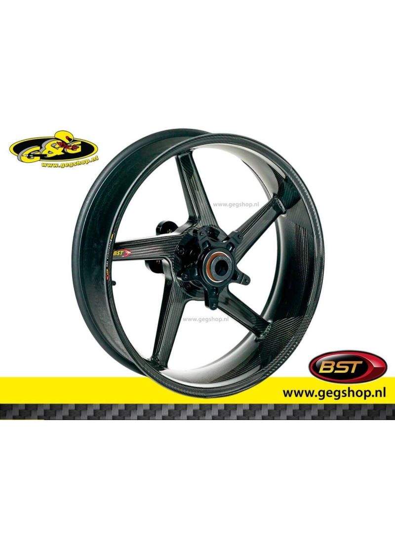 BST Carbon arrière Rim Black Diamond 5.5 x 17 "Aprilia Tuono Factory avec étriers de frein radial 2004 à 2005