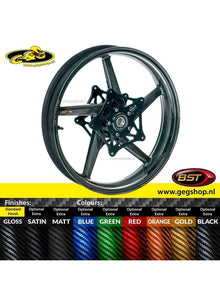 BST Carbon Voorvelg Diamond TEK 3,5 x 17" Aprilia RSV Mille R RSV1000R 2004