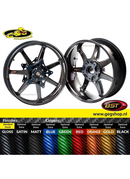 BST Carbon Achtervelg Panther TEK 6,0 x 17" BMW HP2 Sport 2008 t/m2010