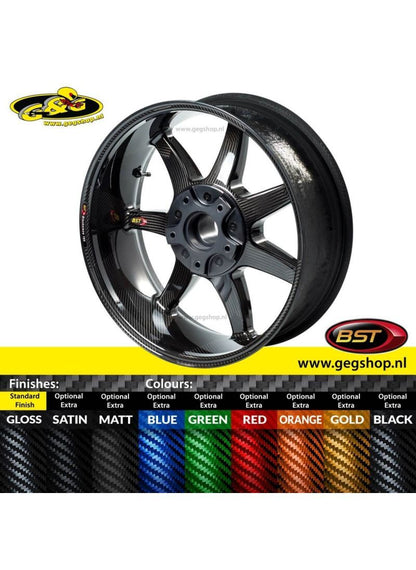 BST Carbon Achtervelg Panther TEK 6,0 x 17" BMW R1200S ABS