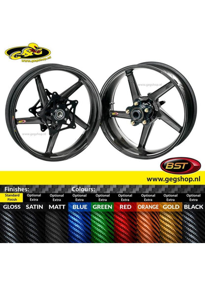 BST Carbon Voorvelg Diamond TEK 3,5 x 16,5" BMW S1000R 2013-2020