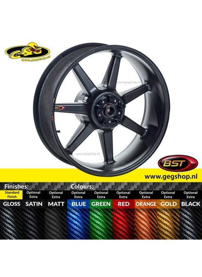 BST Carbon Achtervelg Mamba TEK 6,0 x 17" BMW S1000RR 2010-2018