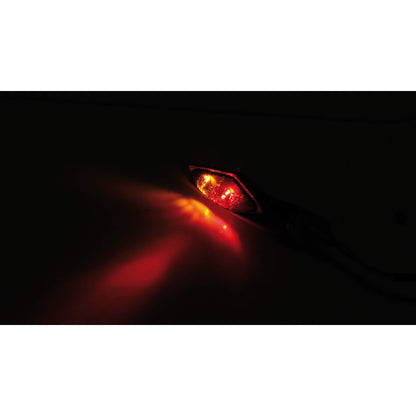 Högsida LED -bakljus, bromsljus, bländsignalens penna i dubbel, svart, tonad