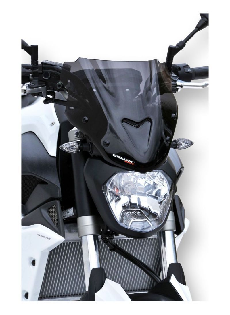 Ermax 30256121 Yamaha MT-07 (FZ7) 2014-2017 Sport Flyscreen 27cm Dark Black