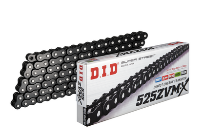 Outletdeal: D.I.D. Black&Black 525ZVM-X X-Ring ketting 525 104 schakels