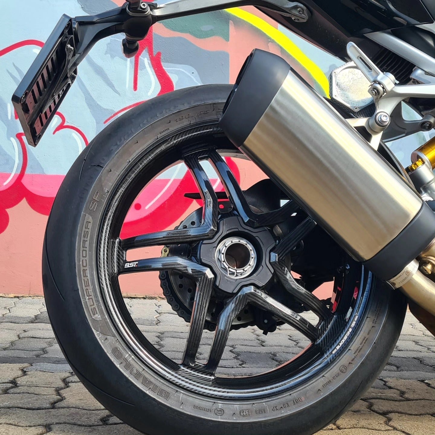 BST Rapid TEK achtervelg 6.0x17" Triumph Speed Triple 1200 RR (2020-2023)