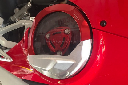 EVOTECH MOTOREKSEL SKYDD PLATE Rättröd-Panigale V4 (alla modeller)