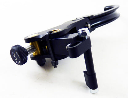 Outletdeal - Opklapbare magnesium remhendel met kromming voor diverse Honda-, Kawasaki-, Suzuki- en Triumph-modellen (2004-2012)