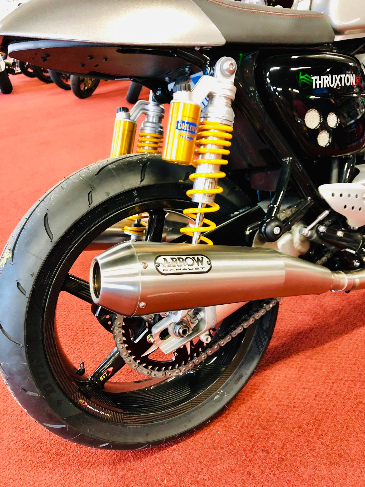 BST Torque TEK 5.5x18'' carbon achtervelg voor Harley Davidson FLTR Road Glide (2009)