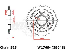 Wieres 525 achtertandwiel 42-tands Ducati Streetfighter V4S (2020+)