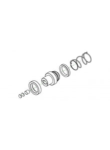 CNC Racing 30mm drukzuiger revisie set Ducati Sport 1000 (2006-2009)
