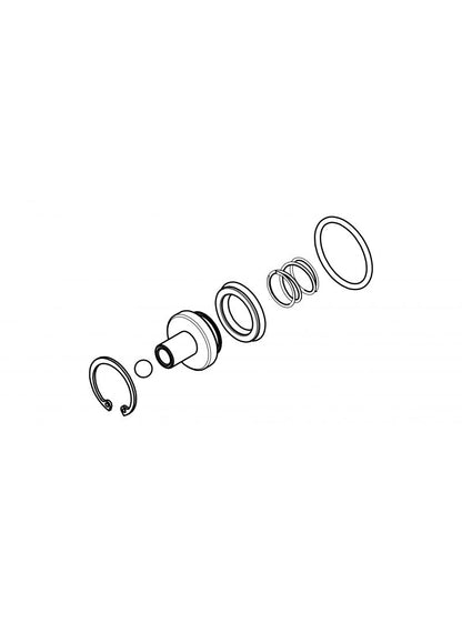 CNC Racing 28,5mm drukzuiger revisie set KTM 1090 Adventure (2017-2018)