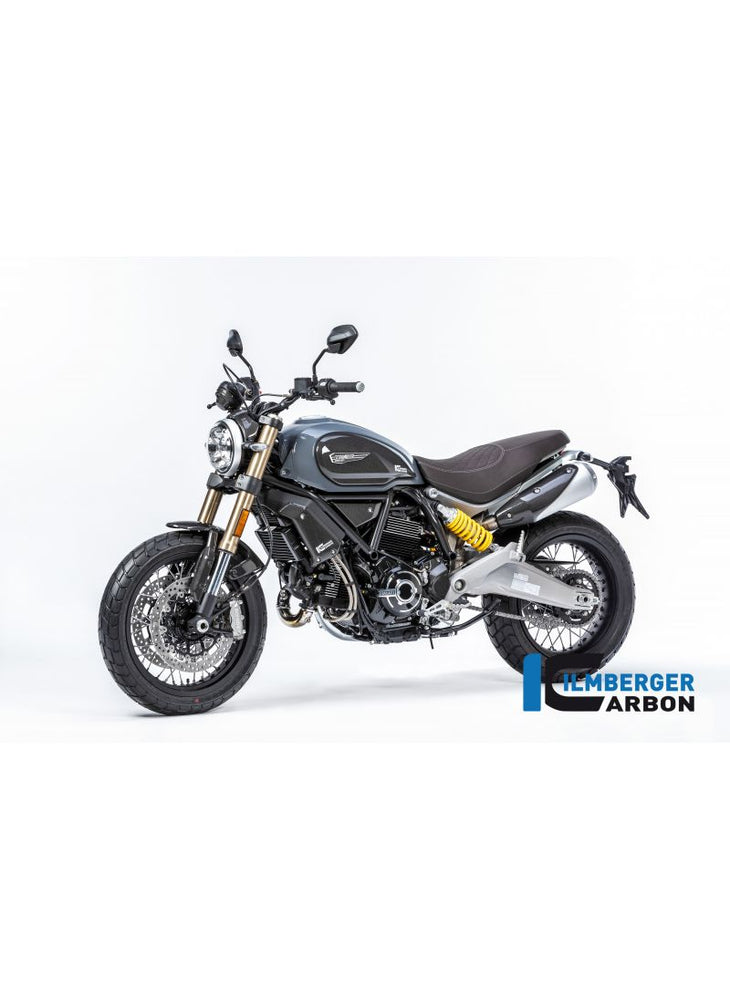 Exhaust protection left gloss Ducati Scrambler 1100 2017+