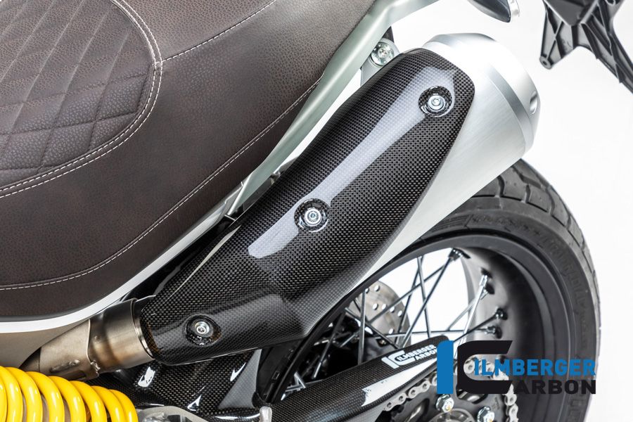 Exhaust protection left gloss Ducati Scrambler 1100 2017+ Ducati Scrambler 1100 Sport (2018-2020)