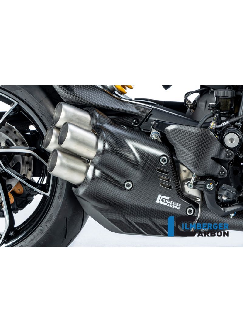 Exhaust protector muffler Matt Carbon Diavel V4 2023+