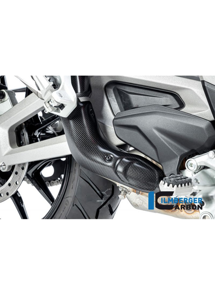 Lower Exhaust protector matt carbon Multistrada V4 2021+