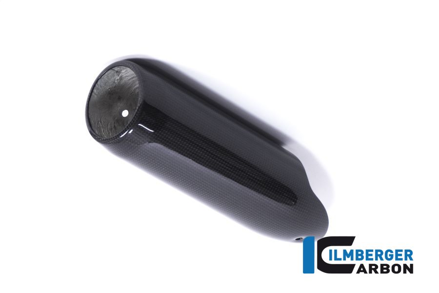 Lower Exhaust End Cap Gloss Carbon - Ducati Supersport 950S (2021+)