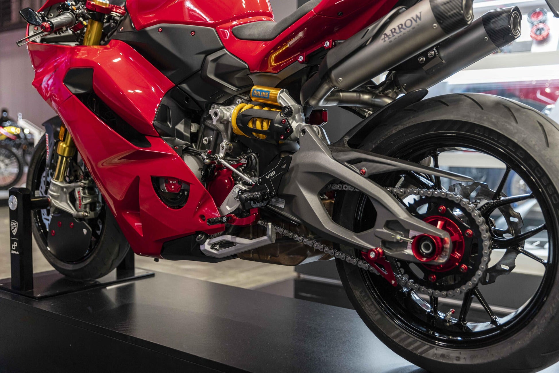 CNC Racing duosteun vervangers & bagagehaken Ducati Panigale V2S FB63 (2026)