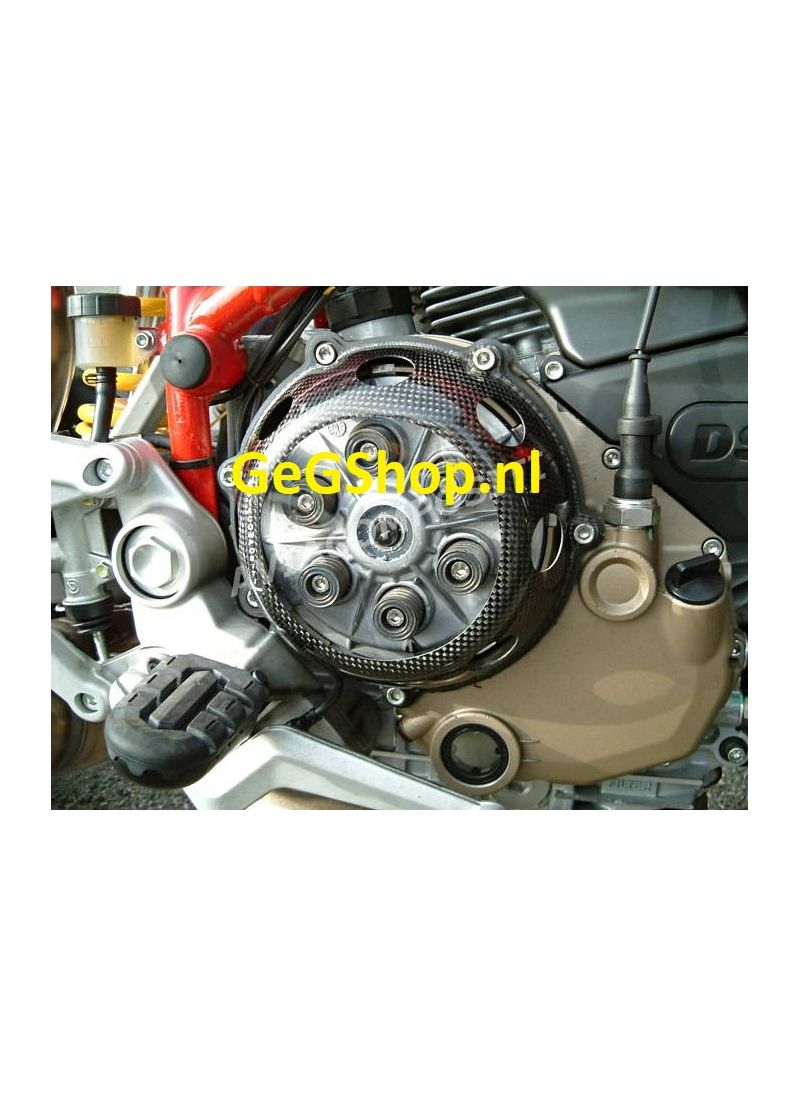 Clutch Cover Ultralight with Plexiglass carbon Ducati