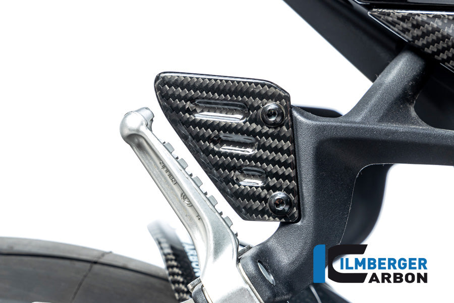 Passagier Heelplate carbon rechts glanzend Aprilia RSV4 (2021+)