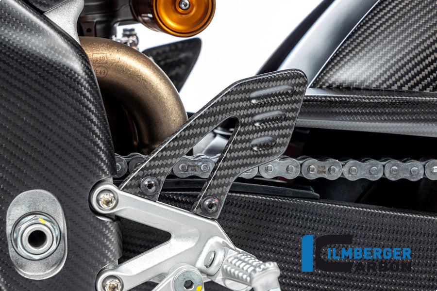 Heelplate carbon links mat carbon Aprilia RSV4 Factory (2021-2024)