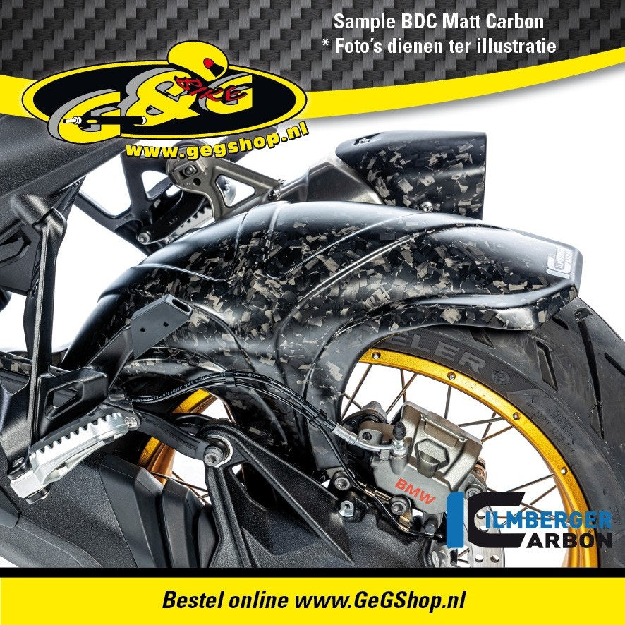 Tank Side Panel Left with Attachments for Colored OEM Panels Matt BDC Carbon S1000RR 2023+