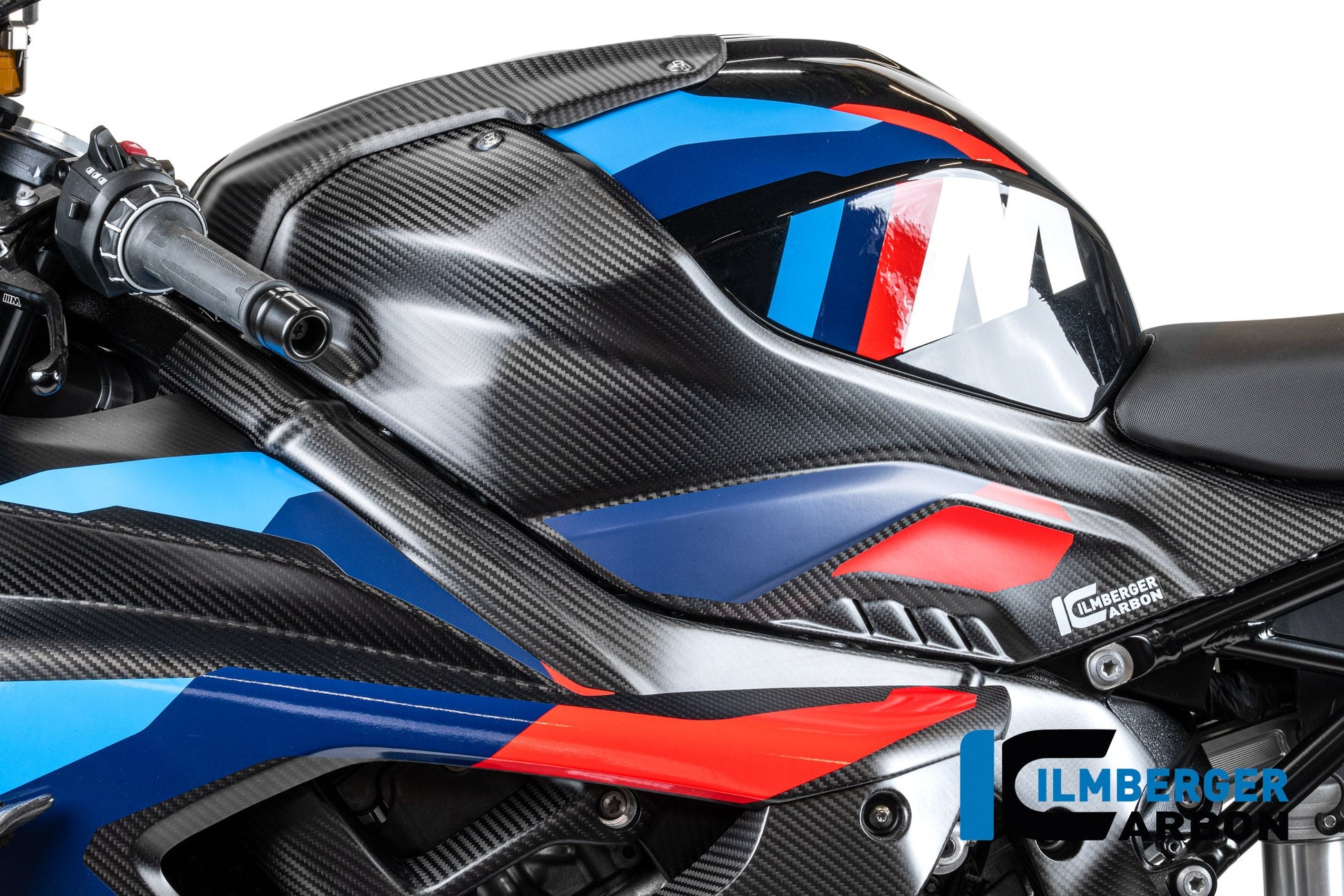 Tank zijpaneel links compleet mat carbon BMW M 1000 R (2023-2024)
