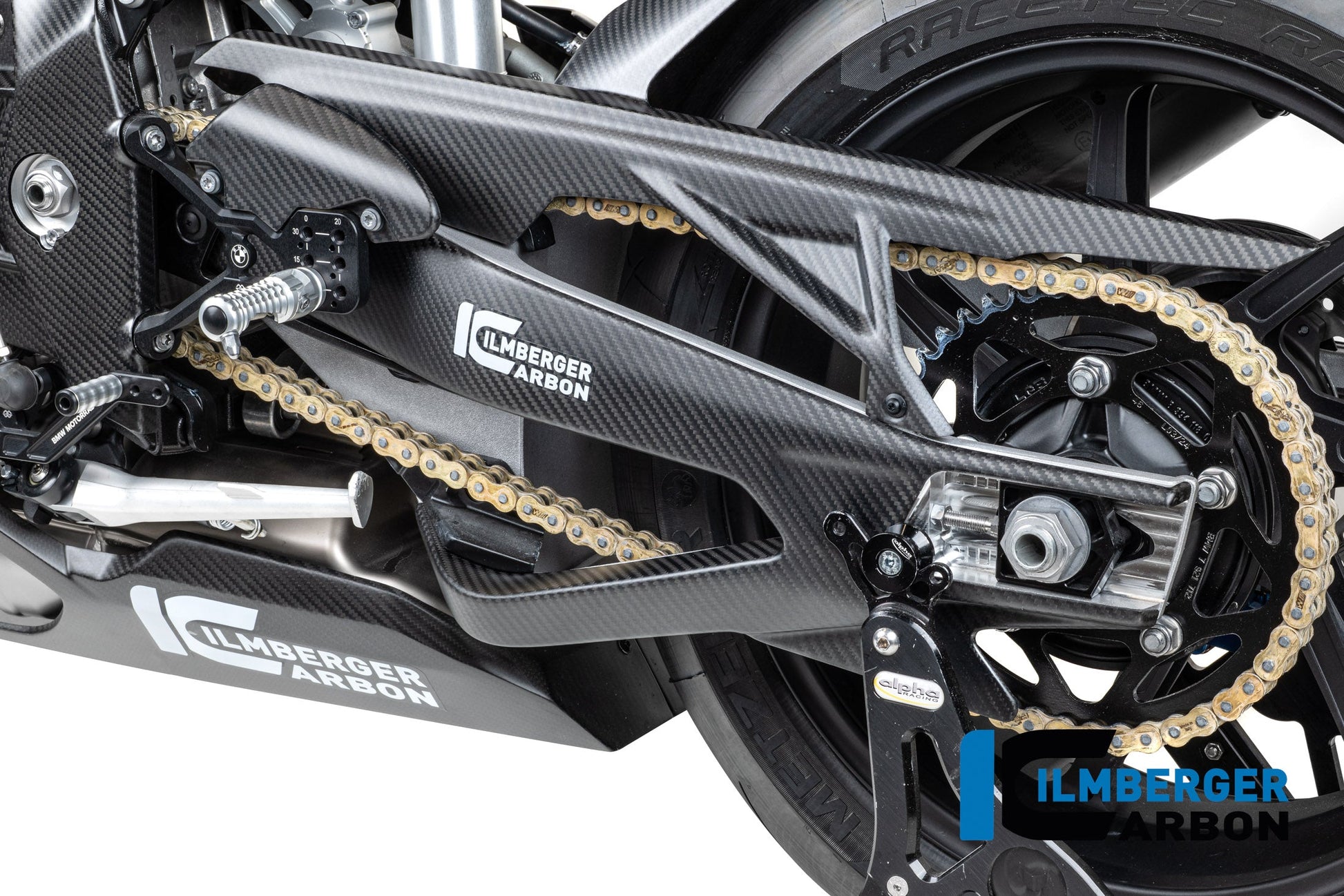 Achterspatbord (hugger) incl. kettingbeschermer mat carbon BMW M 1000 R (2023-2024)
