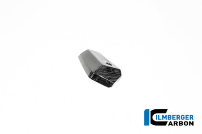 Oliekoeler cover rechts glanzend carbon BMW R12S (2025+)