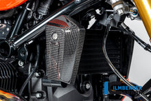 Oliekoeler cover rechts glanzend carbon BMW R12S (2025+)