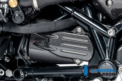 Starter Cover Glossy Carbon R 12 Nine T 2024+