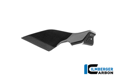 Zijkuip onder de tank rechts (onderpaneel) glanzend carbon BMW R1300GS Adventure Triple Black (2024+)