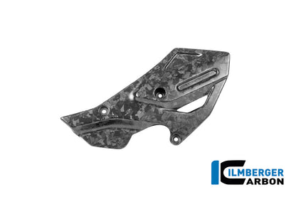 Hielbeschermer (links) glanzend BDC (Black Diamond Carbon) BMW R 1300 GS Adventure Triple Black (2024+)