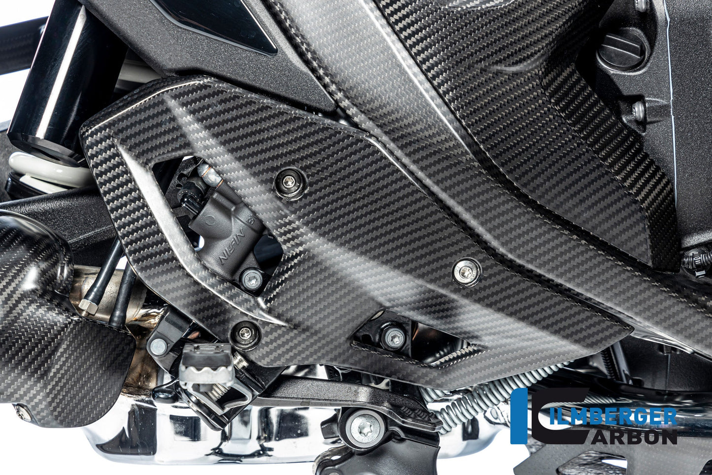 Heel guard Right Matt Carbon BMW R1300GS Adventure Trophy 2024+