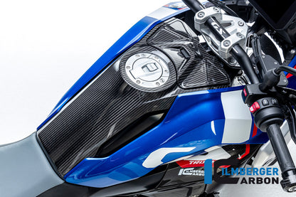 Complete tank cover set (2-delig) glanzend Carbon BMW R1300GS 2023+