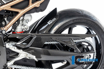 Achterspatbord (hugger) incl. kettingbeschermer glanzend carbon BMW M 1000 R (2025+)