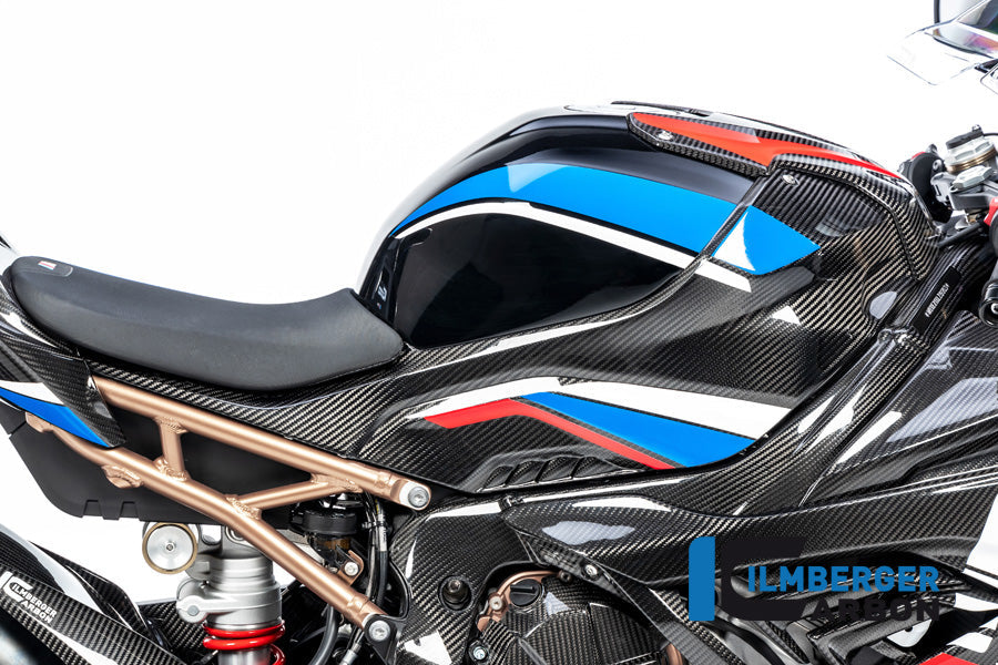 Tank zijpaneel rechts compleet glanzend carbon BMW M 1000 R (2025+)