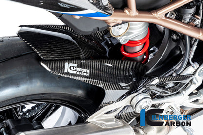 Achterspatbord (hugger) incl. kettingbeschermer glanzend carbon BMW M 1000 R (2023-2024)
