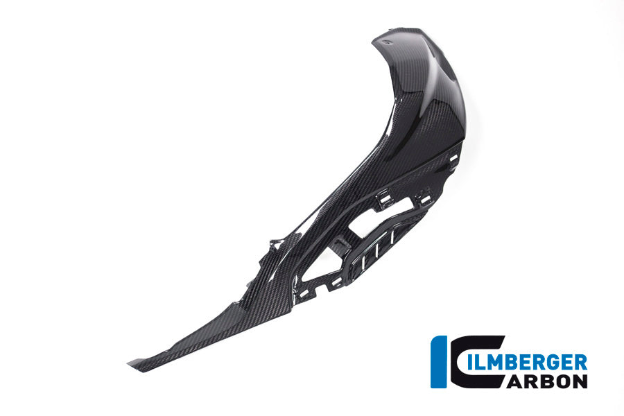 Tank side panel right with attachments for colored OEM panels glossy carbon BMW S1000RR (2025+)