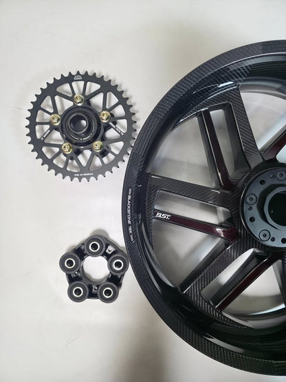 BST Reaper TEK 5.5x18'' carbon achtervelg voor Harley Davidson XL1200XS Forty Eight Special (2018-2019)