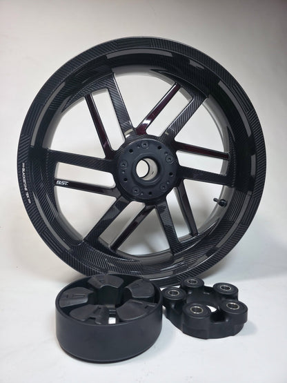 BST Reaper TEK 5.5x18'' carbon achtervelg voor Harley Davidson FXDF Fat Bob (2008-2017)